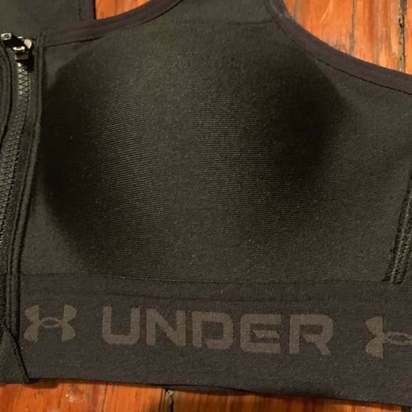 NWT Women's Under Armour® High Crossback Zip Sports Bra 34A - Picture 6 of 7